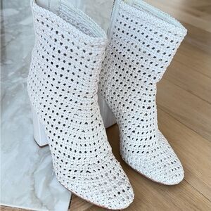 Dolce Vita Woven Ankle Boots